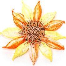 어르신 미술수업 플라워 브로치 만들기재료 간단만들기 미술학원 노인대학 수업재료