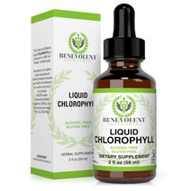 Benevolent Nourishment 베네보렌트 노우리쉬먼트 무 글루텐 100% 천연 엽록소 함유 보충제 59 ml, 59ml