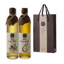 천연발효 마시는 사과초 솔잎초 식초 선물세트 항아초 2종 선물용