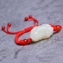 미산가발찌 발광 밭과 같다 옥족제 팔찌 남성 여성 위빙 라탄 본명 년 레드 끈 손목 옥석 피츄 염주 커플 413675323