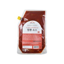 고추명가 짬뽕소스 2kg 차돌 해물짬뽕 육수 양념장 식당 업소용, 1개