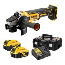 디월트 18V 20V 그라인더 DCG405 무선 충전식 5인치 그라인더, 배터리2개세트(DCG405P2)