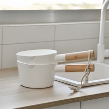 다용도 심플 플라스틱 손잡이 욕실 주방 물바가지 1.3L