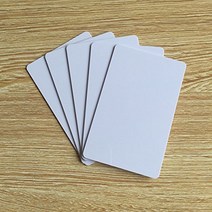 오보 손 빈 이보리스 승화 인쇄 PVC 플라스틱 id 흰색 신용 카드 30Mil CR80 100/200 개 팩, [02] PVC card 200pcs