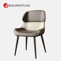 다이닝체어 편한식탁의자 인테리어 예쁜 식탁의자 JIALONGYUAN 물고기 식당 의자 이탈리아 가벼운 고급 디자이너 바라쿠다 가정 식탁과, [25] 1530일 이내 맞춤형 SI등급 천연가죽