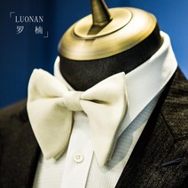 나비넥타이 남성 흰색 더블 벨벳 큰 비즈니스 블랙 공식적인 마모 연회 빨간 신랑 보타이