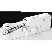 미니재봉틀 호케스 건전지 미싱 가정용 간단수선, 화이트