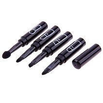 메이크업브러쉬 4종 올인원 교체형 미니브러쉬 휴대용 아이라이너붓 섀도우 립 화장브러시