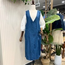 스테파니 홈플러스몰05 데님뷔스티에원피스 자수데님뷔스티에원피스 A23DM3114