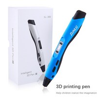 3D펜 SUNLU 어린이용 프린팅 크리스마스 생일 선물 드로잉 연필 장난감 SL-300/200/900, 16.SL-300-blue - Eu
