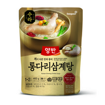 양반탕 수라파우치 통다리삼계탕 460g (1봉)무료배송, 단품