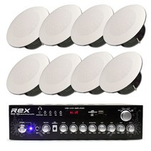 서음몰 매장용 카페 업소용 천장 매립 스피커 앰프, KC-230S 8개