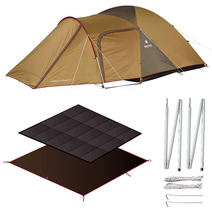 스노우피크 텐트 어메니티돔 M+매트시트세트+업라이트폴세트(SDE-001H+SET-021H+TP-090)