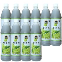 청솔 청포도 음료베이스 835ml / 과일원액, 10개