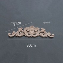 고무 나무 긴 꽃 조각 홈 장식 액세서리 도매 및 소매 공급, K1-30X7cm