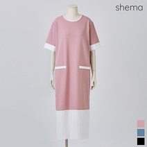 [세마] 배색플리츠롱원피스_HKM1OP3340