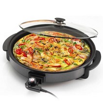(제스) 키친아트 라팔 42cm 전기 만능 피자팬 KAPZ-YC1500 블랙