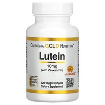 캘리포니아골드뉴트리션 루테인 및 제아잔틴 10mg 베지 120정, 10 mg, 120 개