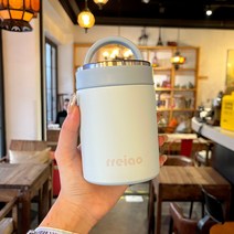 은귀찜 전용 찜통 스텐 보온도시락 직장인 죽국 아침컵 대구경 답답, MT-8949-블루-280ml, 800마라