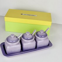 도자기 양념통 세트 양념통 수저통 주방 가정용 소금통 양념병 후추통, 아이리스 퍼플 양념통 10개 세트개