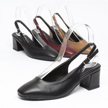 [하프클럽/아이슈즈]사각코 민자 5cm 여성슬링백 41234