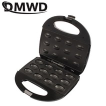 DMWD 전기 호두 케이크 제조 업체 자동 미니 너트 와플 빵 베이킹 기계 Bakeware 샌드위치 철 토스터 아침, 02 Small Size_02 러시아