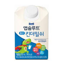 앱솔루트 킨더밀쉬 200ml, 우유맛 x 12개
