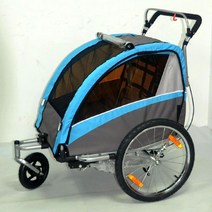 자전거 웨건 카트 바이크 견인 산악 mtb 트레일러 수레 리어 애견, 블루 뉴