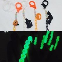 어린이집 유치원 야광 할로윈 호박 유령 박쥐 마스크 스트랩 목걸이 유아 어린이 성인 할로윈데이 파티 소품