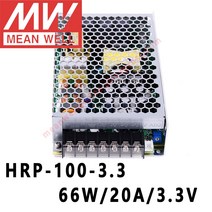 HRP-100-3.3 meanwell 3.3 v/20a/66 w dc 단일 출력 pfc 기능 스위칭 전원 공급 장치 온라 저장소, 01 3.3V_01 66W