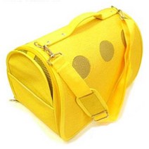 펫맨 반려견 이동가방 패션 옆가방 노랑 캣 펫백 멍멍이 개 냥이 고양이