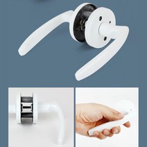 4color 국산 실내용 문손잡이 열쇠없는 버튼식 파우더룸 인테리어 고리 설치 버튼형, WD-1000 골드