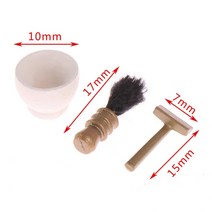 복주는인형 액막이 무속성 쓸데없는 복주게 1:12 귀여운 집 미니어처 욕조 욕실 목욕, 1 세트