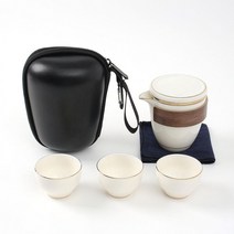 차생활 휴대용 3인 다기세트 추석선물 골드림, 상세페이지 참조, 상세페이지 참조, 상세페이지 참조