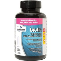 직구 콜라겐 케라틴 100mg(250 ct)을 함유한 회원 마크 비오틴 10 000mcg., 1set, 1set