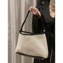 여성 헤링본 숄더백 토트백 캔버스