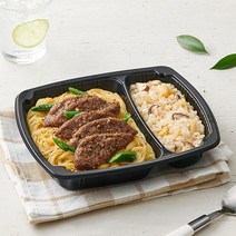 [채식플랜] 비건도시락 콩불구이야끼소바와 연근우엉밥, 단품