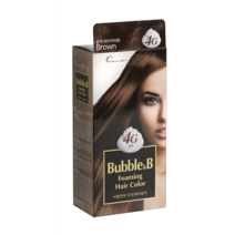오마샤리프 버블앤비 포밍 헤어컬러 거품 염색약 동성제약, 갈색 4G