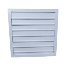 알루미늄 루바 루버 그릴 환기구 AL루바 갤러리창, 구멍 400X200흰색 스프레이