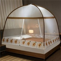 MBH 모기장텐트 미세방충망 모기장, 1.8M 침대, 미스터리 카페
