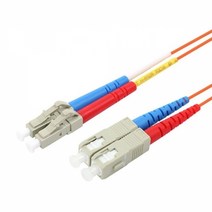 엠비에프 MBF-LSM010 (10m) LC-SC-2C 멀티 광점퍼코드, 상세페이지 참조, 1개