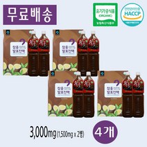 옻가네 국내산 참옻 발효 옻나무 옷나무 진액 참옷진액 참옻진액 추출물 효능 (1500ml x 2병) 4개, 8병