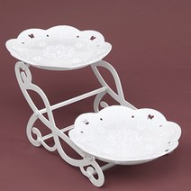 2단 케이크 스탠드 디저트 플레이트 티 트레이, 상품선택