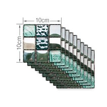 붙이는 타일 접착식 데코 바닥 셀프 시공 3D 모자이크 페이스트 자체 접착 DIY 이동식 장식 pvc 벽 도매, MSC051+15x15cm10pcs