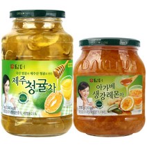 담터 아가베생강레몬 770g + 제주청귤차 1kg