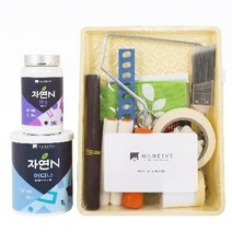 조광페인트 자연N 방문페인트+도구세트(방문 페인팅 세트), 어디나2L(오크월넛)+젯소1L