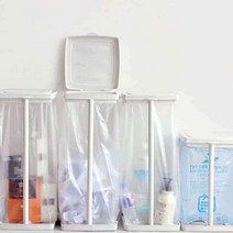 종량제봉투 거치대 폐건전지수거함 분리 수거함 재활용 수거대 대용량 사무실 4개, 62막재활용봉투50L(청)50px1개