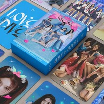 IVE 아이브 포토카드 LOVE DIVE ELEVEN 굿즈 아이돌 앨범 55장/슬리브 사은품 50장입 증정, IVE-C 55장+선물