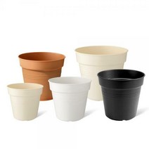 엘호 그린베이직 그로우팟 21호 친환경 플라스틱 인테리어 화분, 단품