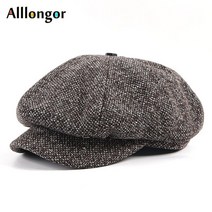 남자빵모자 배래모 빵모자 클래식 모자 남성 가 2022 겨울 boina hombre 남성 뉴스보이 캡 빈티지 팔각형 피키 블라인드 모자 화가 플랫 캡